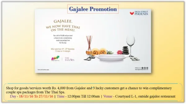 Gajalee Promotion