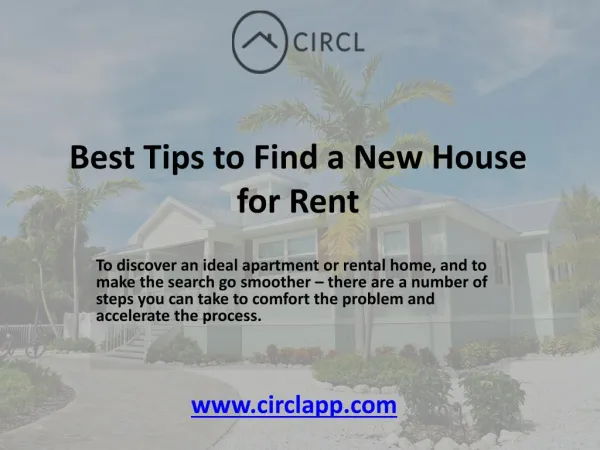 Best Tips to Find a New House for Rent in Toronto | CIRCL