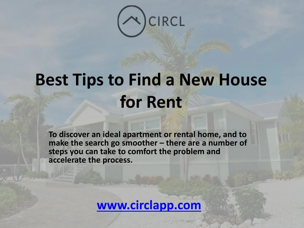 best tips to find a new house for rent