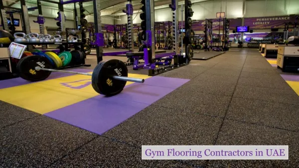 Gym Flooring Contractors in UAE