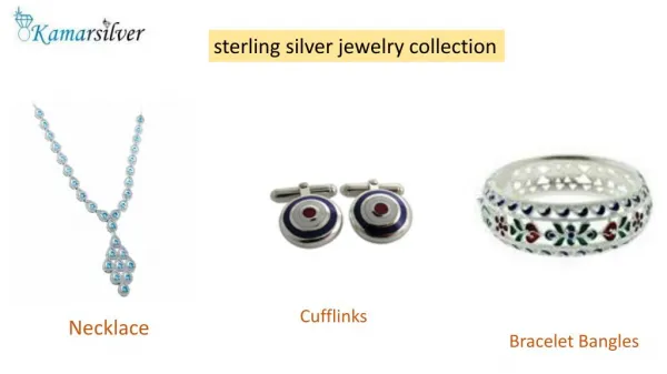 Sterling Silver Jewelry Collection - Kamarsilver