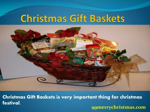 Christmas Gift Basket For Friends - 99merrychristmas.com