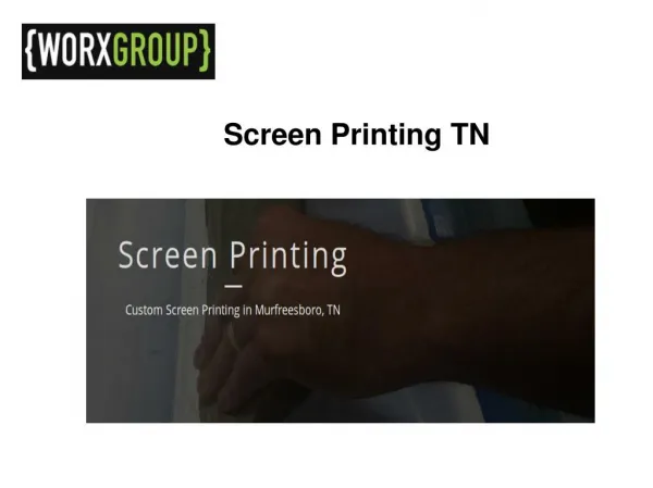 Screen Printing TN