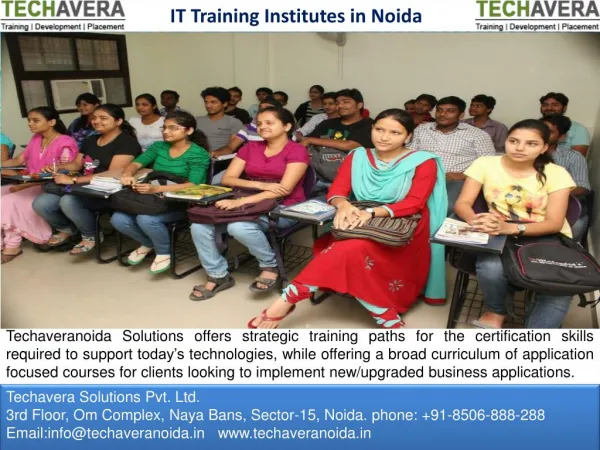 IT Training Institutes in Noida