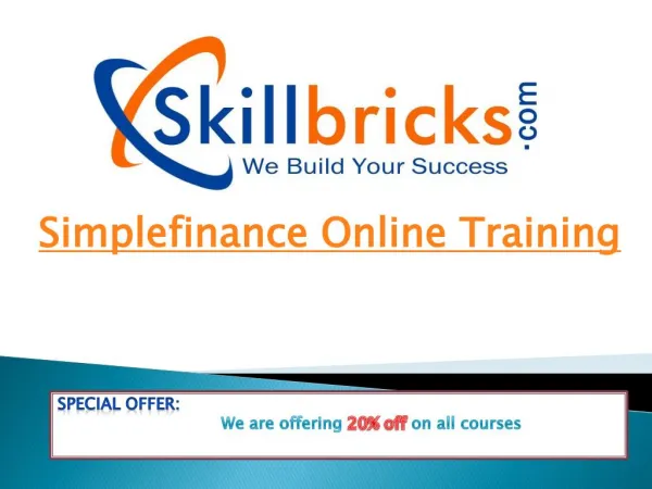 SAP Simplefinance Online Training course