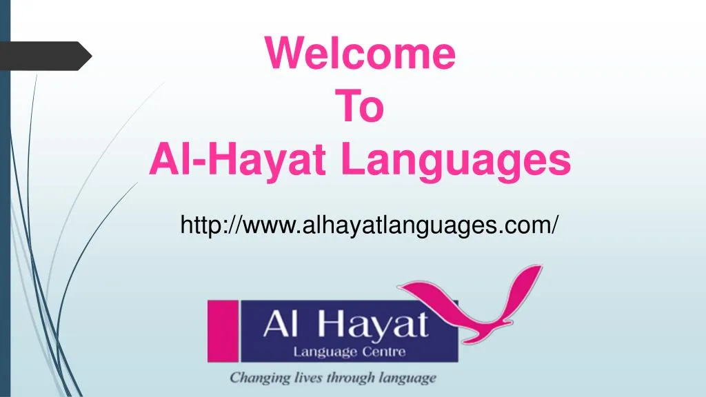 welcome to al hayat languages