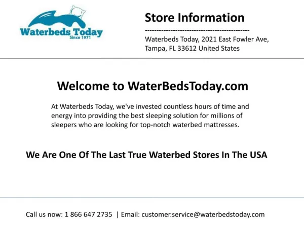 Buy waterbed mattress