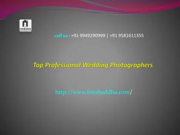 Top Professional Wedding Photographers In Hyderabad