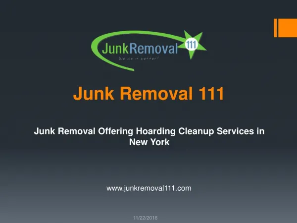 Junk Removal Offering Hoarding Cleanup Services in New York