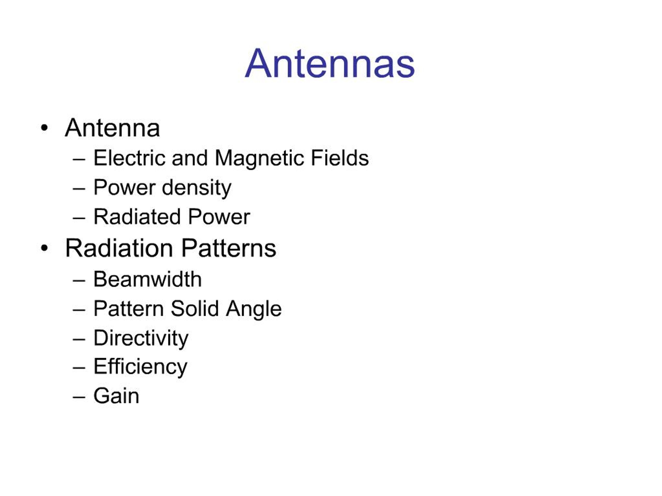 PPT - Antennas PowerPoint Presentation, free download - ID:744572