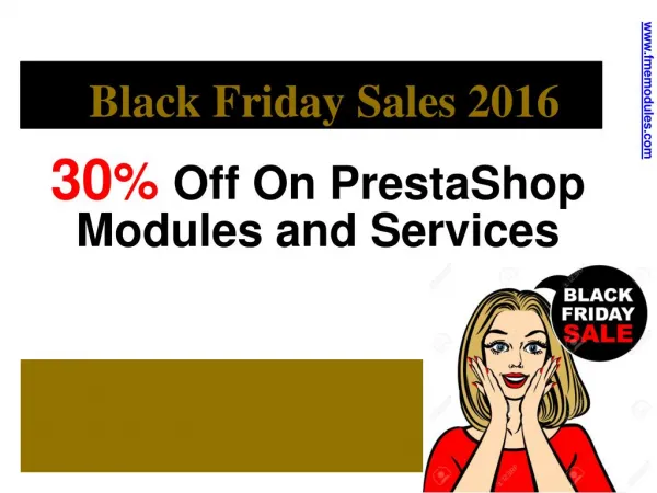 Black Friday Sales 2016 onPrestaShop Modules and Services