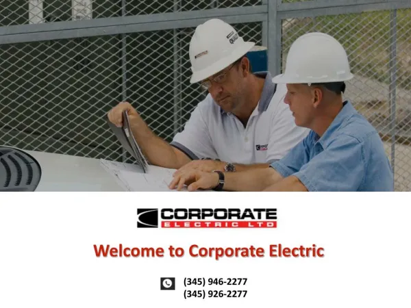 Guidance in electrical installation in your Cayman Property