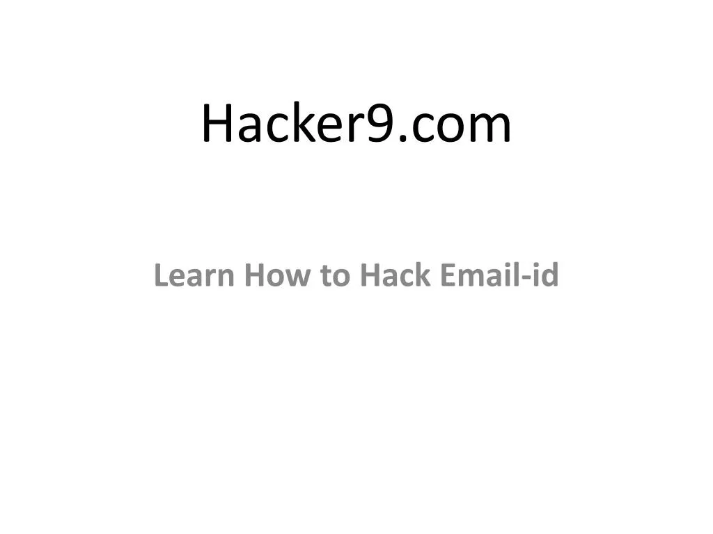 hacker9 com