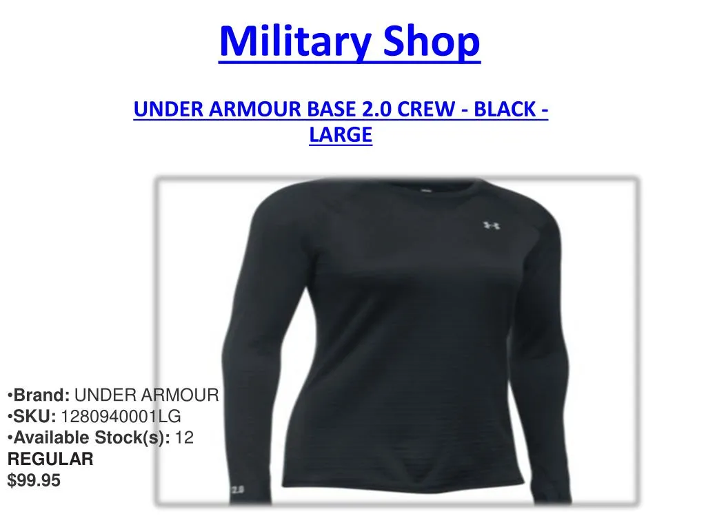 military shop