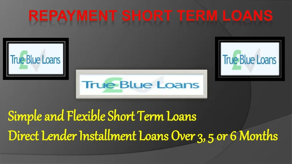 repayment short term loans