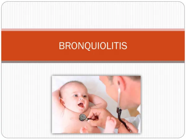 BRONQUIOLITIS