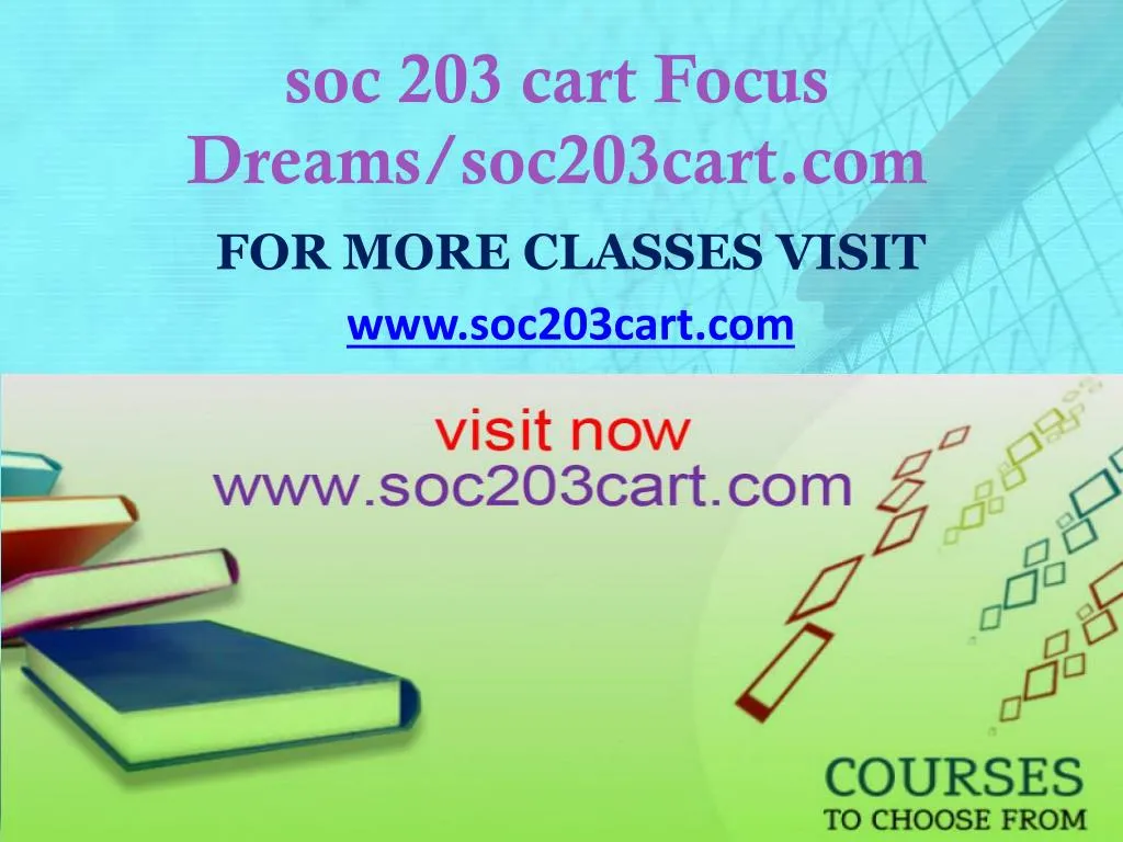 soc 203 cart focus dreams soc203cart com