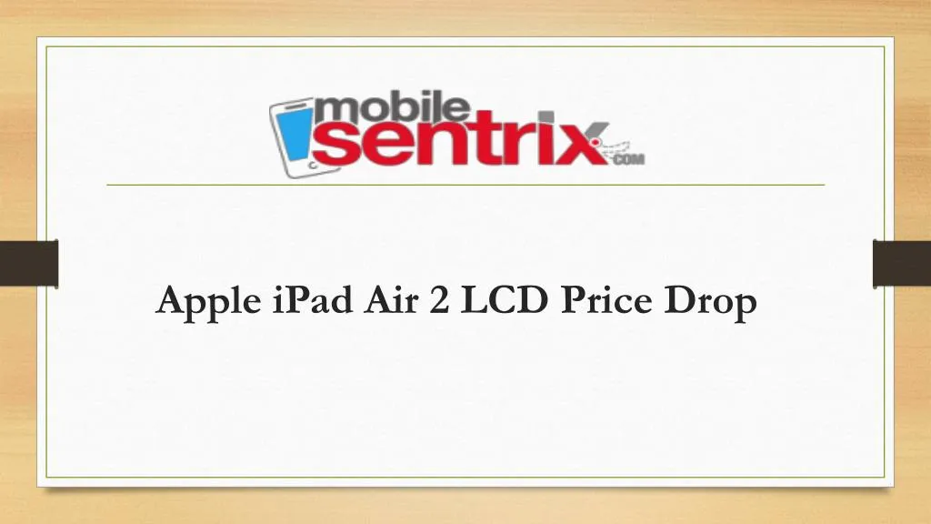 apple ipad air 2 lcd price drop