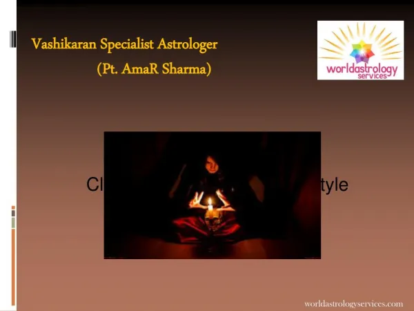 Vashikaran Specialist Astrologer -Worldastrologyservices