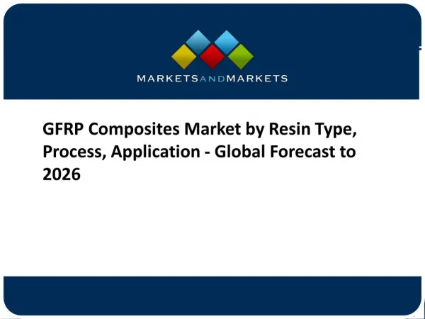 GFRP Composites Market worth 83.63 Billion USD by 2026