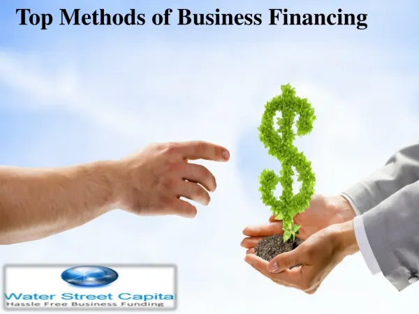 New and Latest Methods of Business Financing