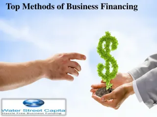 New and Latest Methods of Business Financing - slide 1