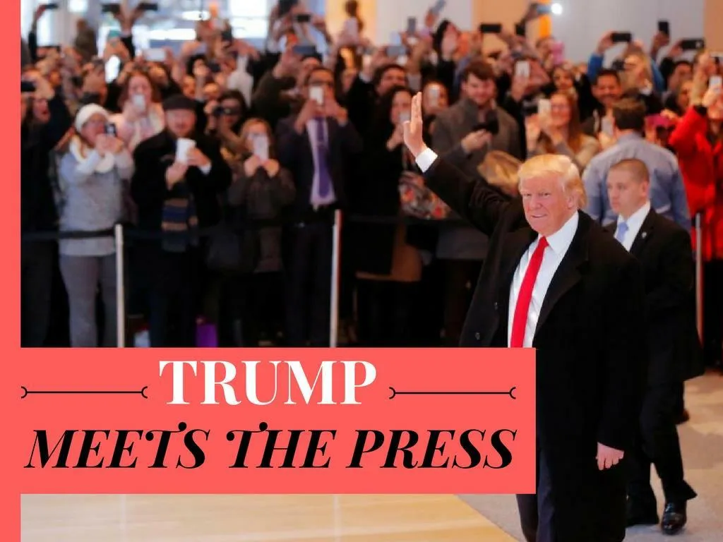 trump meets the press