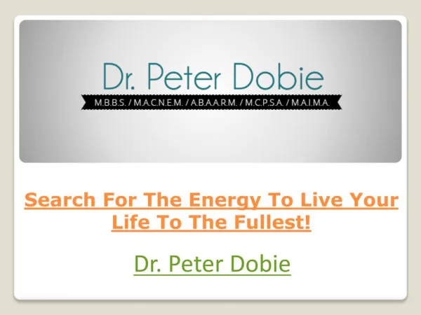 Search For The Energy To Live Your Life To The Fullest!