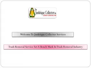Commercial Junk Hauling Services Florida - slide 1