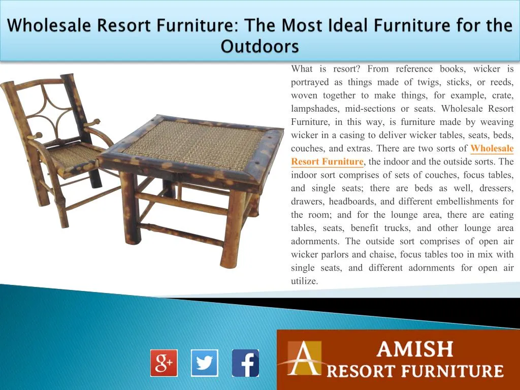 wholesale resort furniture the most ideal furniture for the outdoors