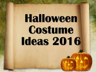 Halloween Costume Ideas 2016 - slide 1