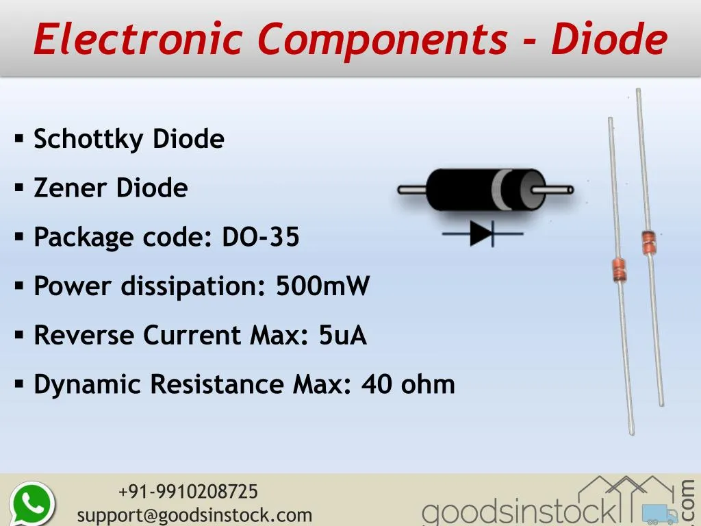 electronic components diode