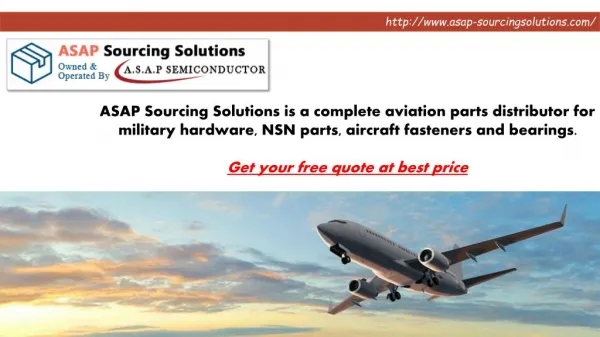 ASAP Sourcing Solutions – How to get a quote for your required part number?