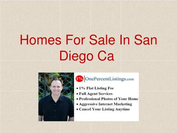 Homes For Sale In San Diego Ca