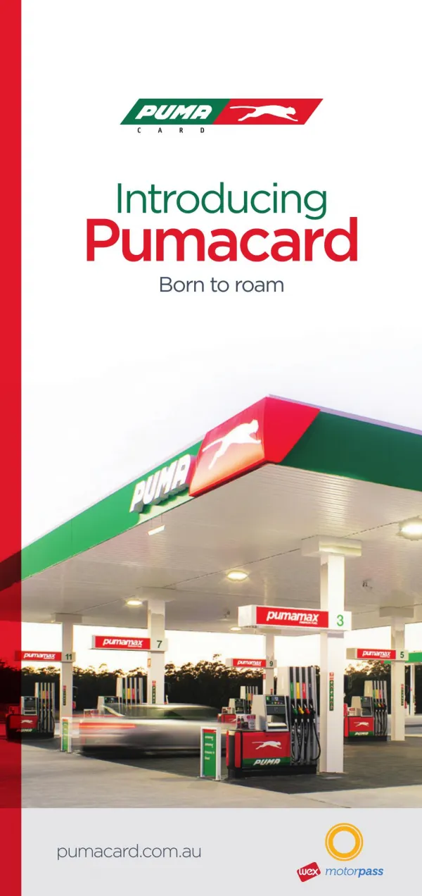Introducing Pumacard
