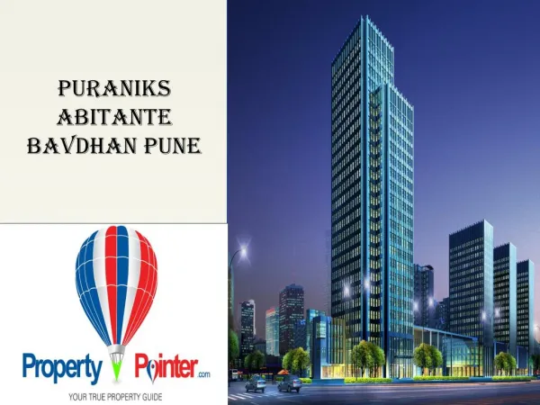 Puraniks Abitante Bavdhan Pune Flats For Sale