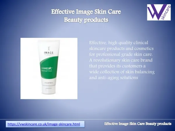 Effective Image Skincare Beauty Products