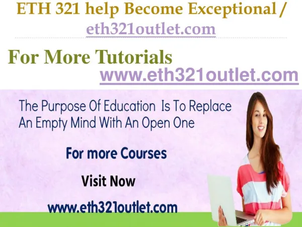 ETH 321help Become Exceptional / eth321outlet.com
