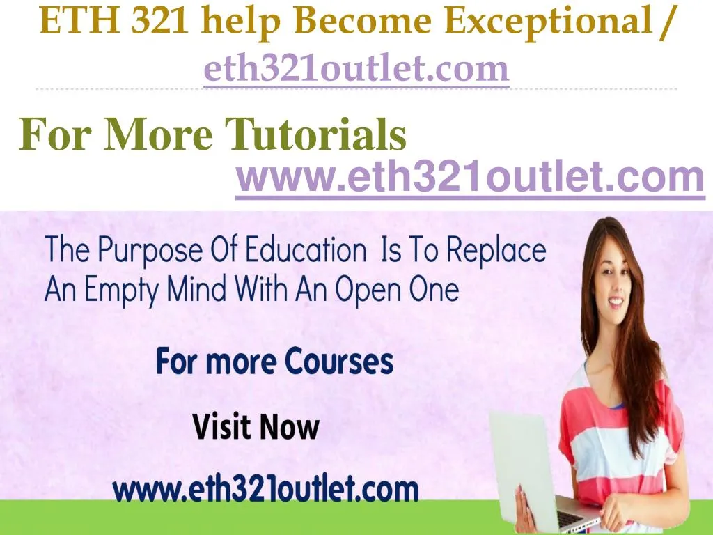 eth 321 help become exceptional eth321outlet com