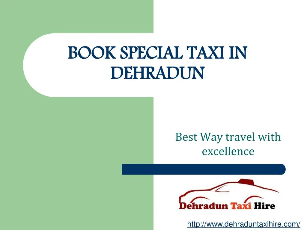 book special taxi in dehradun