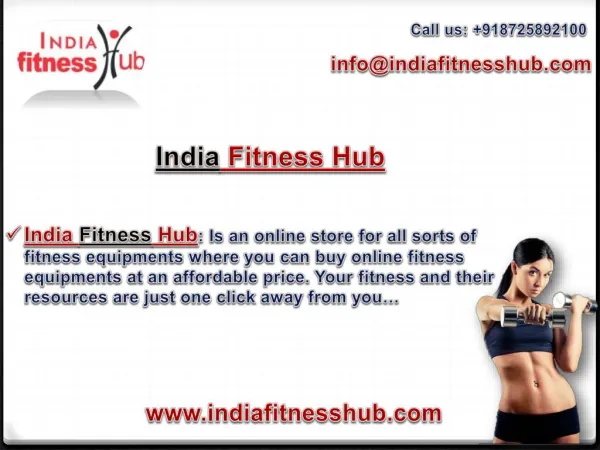 Buy Online Fitness Equipments at India Fitness Hub