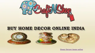 Home decor - slide 1