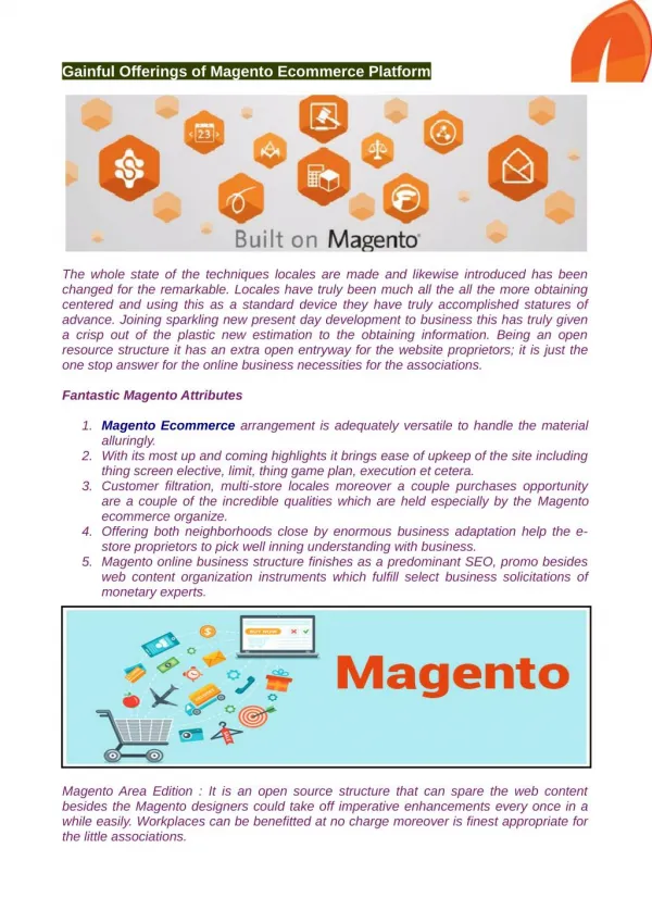 Magento ecommerce stages made use of by the dealers around the world