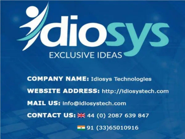 Idiosys-Best Web Design & Mobile App Development Company