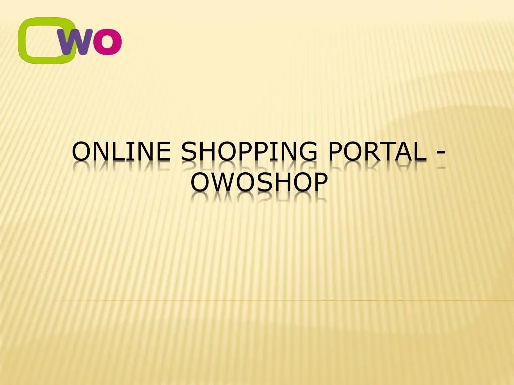 online shopping portal owoshop