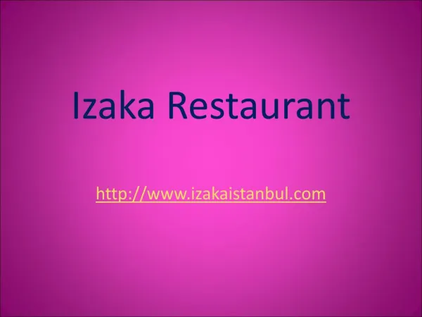 Istanbul best restaurants
