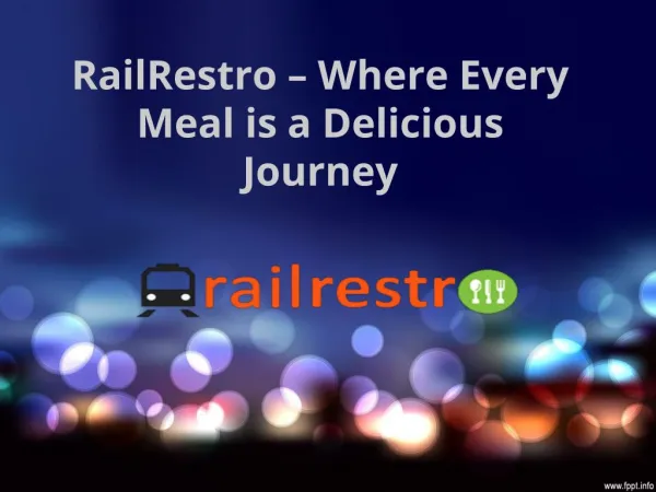 RailRestro – Where Every Meal is a Delicious Journey