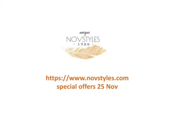 www.novstyles.com special offers 25 Nov
