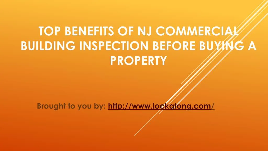 top benefits of nj commercial building inspection before buying a property