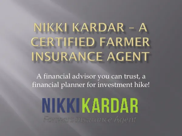 A financial advisor you can trust, a financial planner for investment hike!
